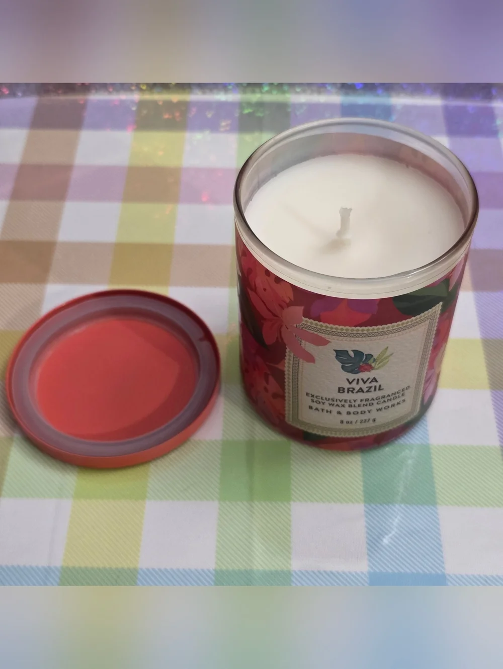 Bath & Body Works Viva Brazil Single Wick Tropical Candle 8oz NEW RARE